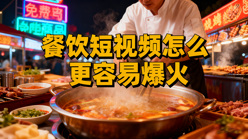 餐饮短视频怎么更容易爆火，提高餐厅客流量？