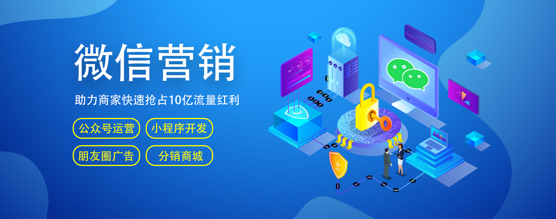 微信开发、微信营销、小程序商城